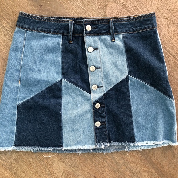 american eagle outfitters denim skirts